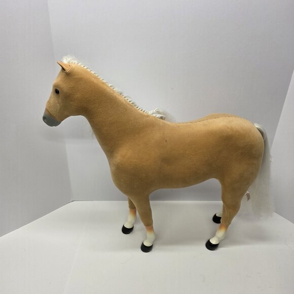 Retired American Girl Palomino Horse Pony Doll Pet Accessory Fits 18” Dolls - Picture 6 of 11